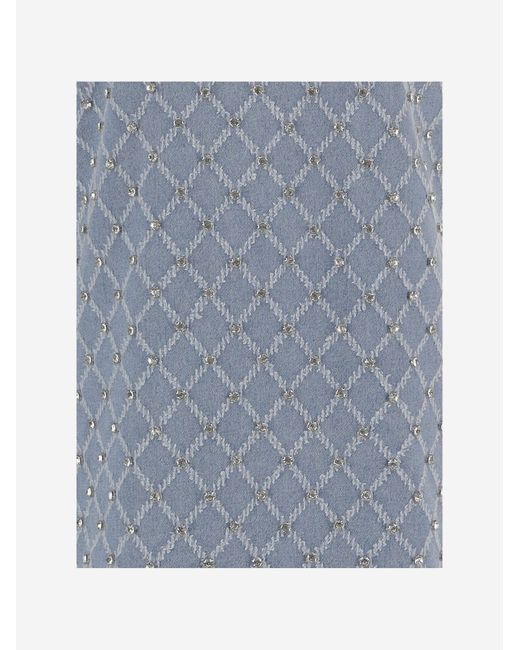 Pinko Blue Cotton Dress