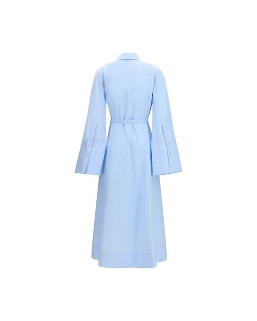 Gabriela Hearst Blue Cotton Casual Dress