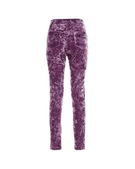 Saint Laurent Purple Pantalone