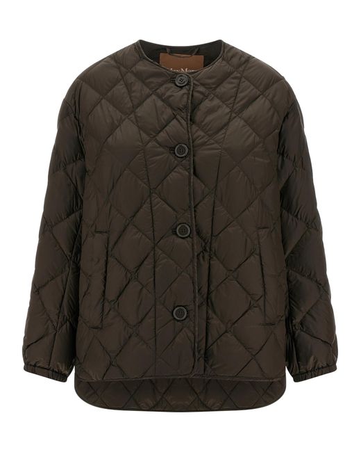 Max Mara Black Mtcsoftd Down Jacket