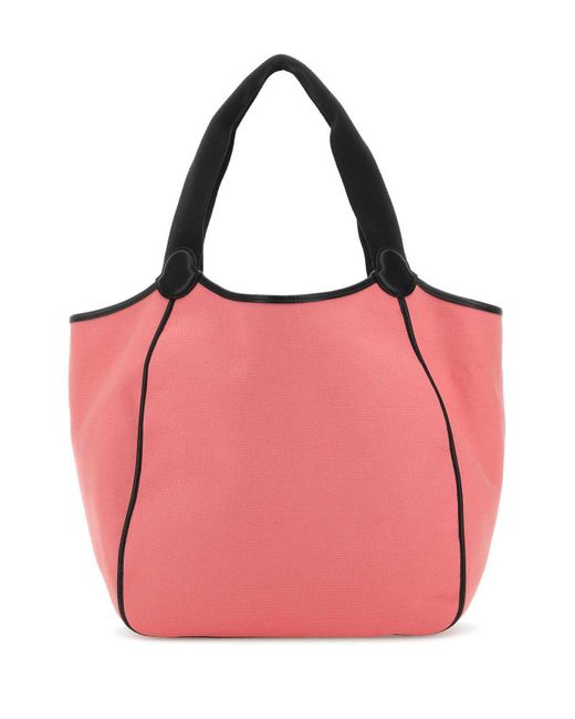 Moncler Pink Canvas Nalani Shopping Bag
