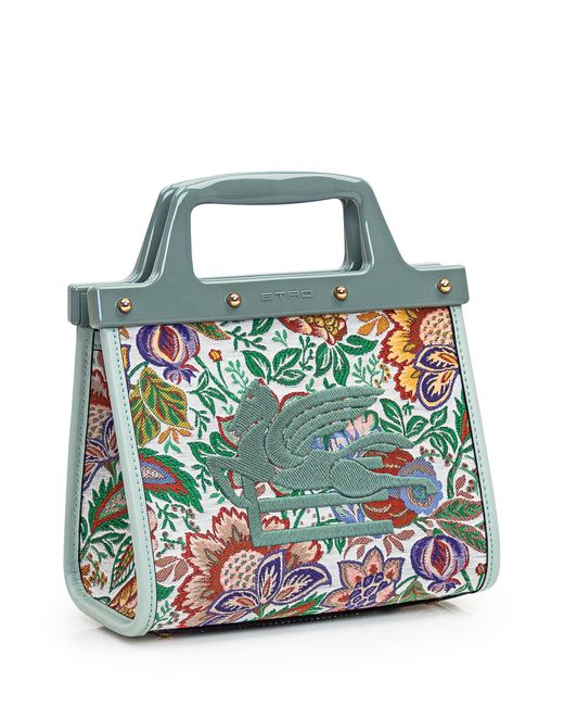 Etro Blue Love Trotter Small Bag
