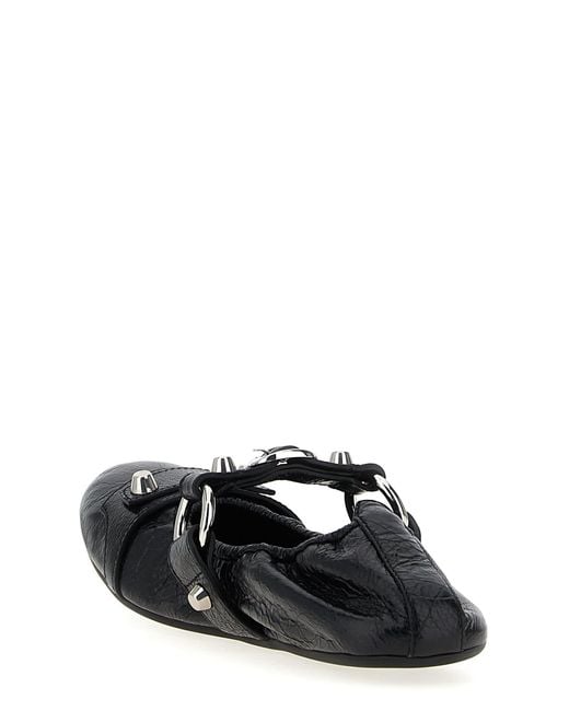 【BALENCIAGA】バレンシアガ Le City Ballet Flats ブラック Balenciaga Le City Ballet Flats in Black | Lyst