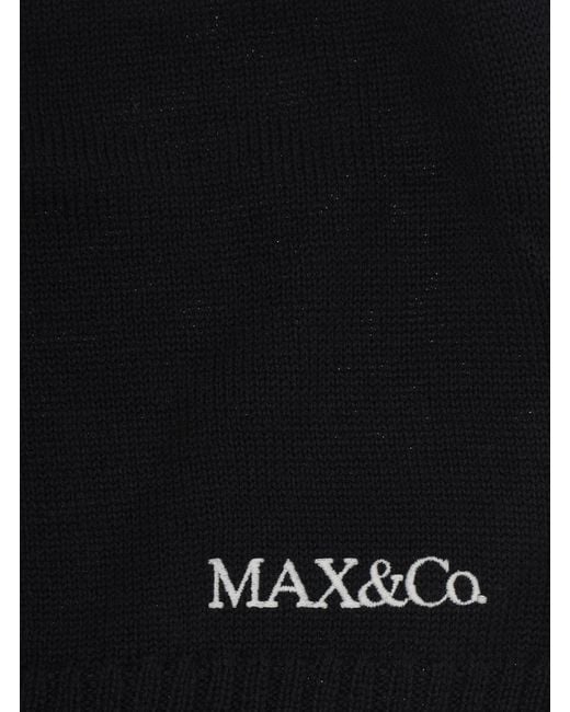 MAX&Co. Black Girls Crewneck Sweater Wool Tops