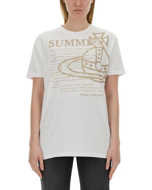 Vivienne Westwood White "Summer Classic" T-Shirt