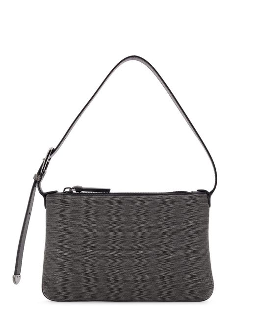 Brunello Cucinelli Black Bc Duo Precious Shoulder Bag