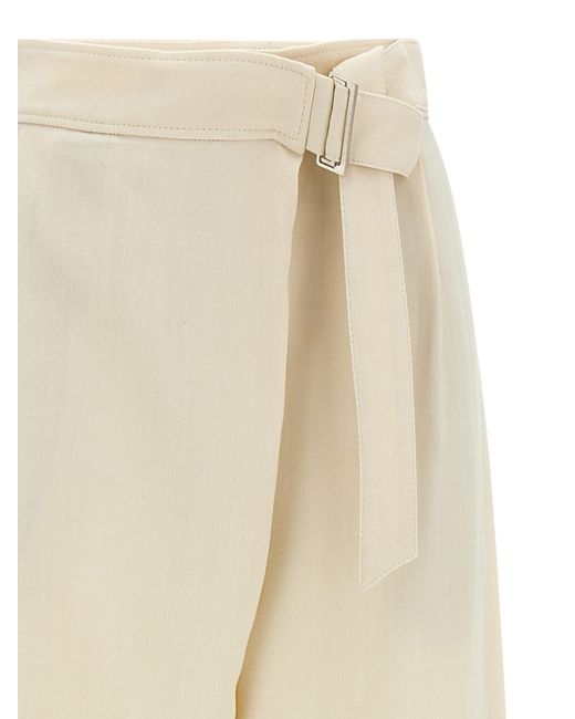 Brunello Cucinelli Natural Viscose Casual Pants