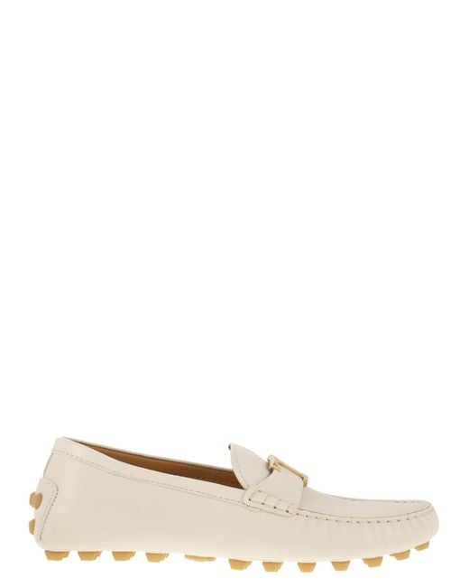 Tod's Natural Bubble T Timeless Leather