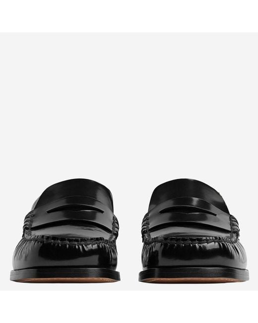 Bottega Veneta Black Truman Calfskin Loafers