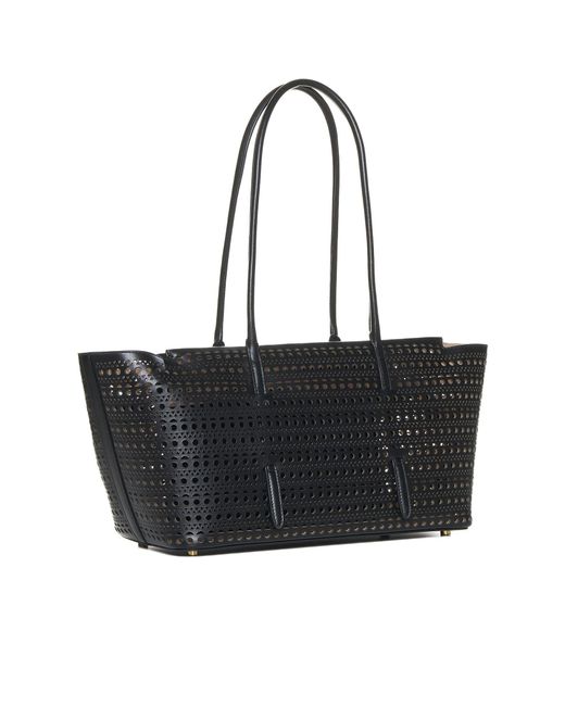 Alaïa Black Neo Mina 32 Vienne Leather Bag