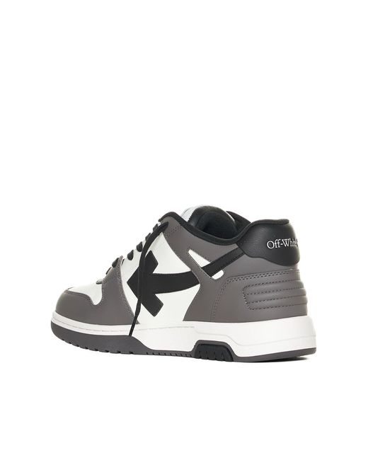 Off-White c/o Virgil Abloh White Men Out Of Office Calf Leather Sneakers for men