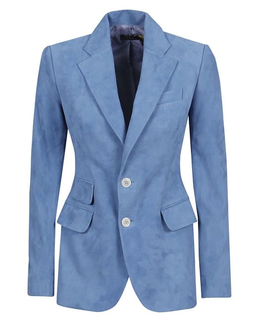 Polo Ralph Lauren Blazer Lamb Suede In Blue Save Lyst Uk