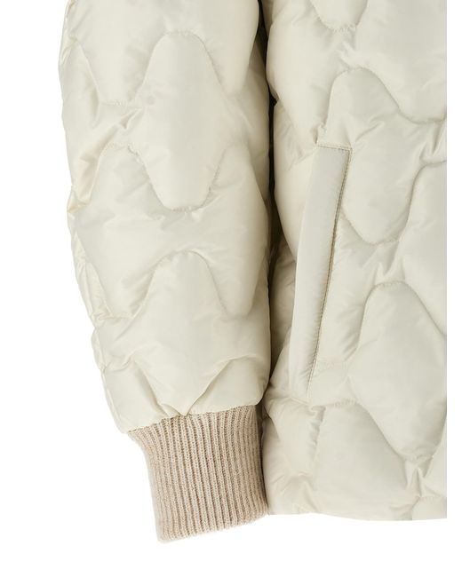 Fabiana Filippi Natural Hooded Down Jacket