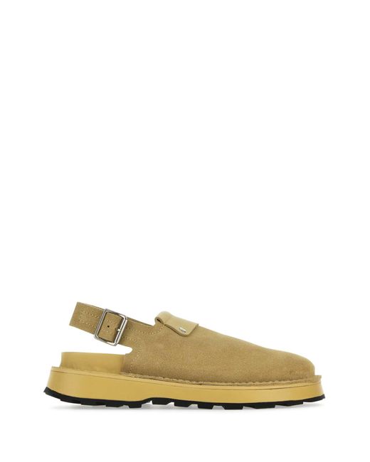 Jil Sander Yellow Sandals for men