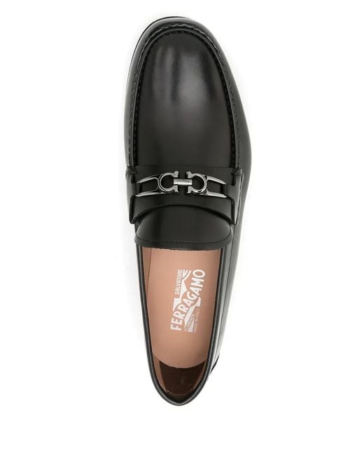 Ferragamo Black Ferragamo Mathias Slip-On Loafers for men