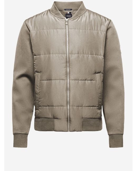 Boss Gray Cotton Jacket for men