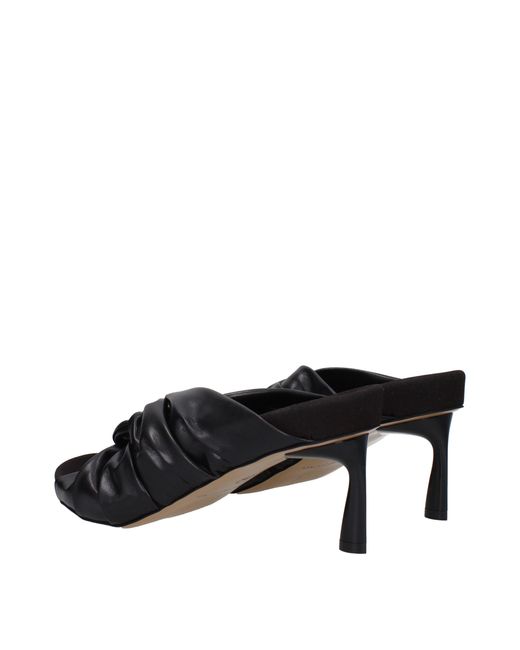 Stella McCartney Black Leather Sandal