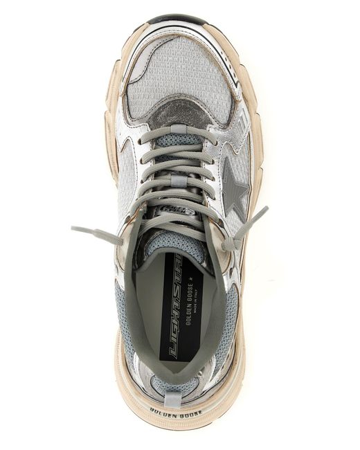 Golden Goose Deluxe Brand White Lace Up Sneakers