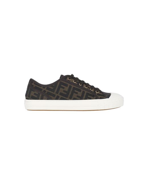 Fendi Black Domino Sneakers