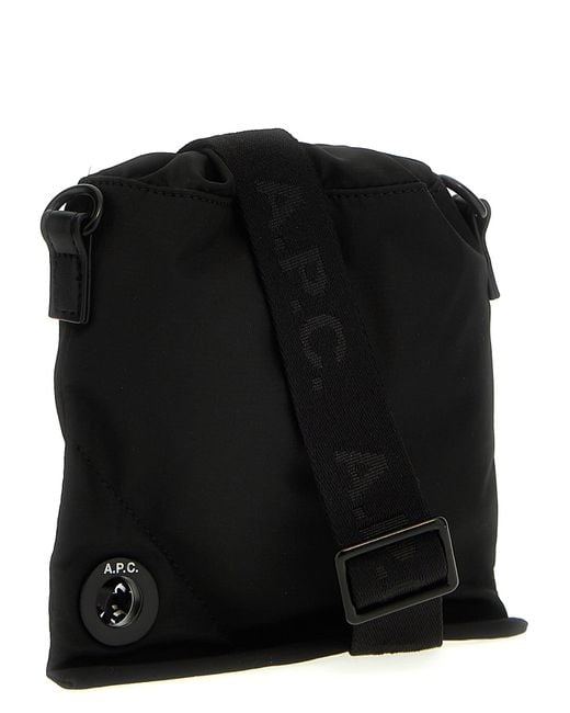 A.P.C. Reset Neck Pouch Crossbody Bags Black