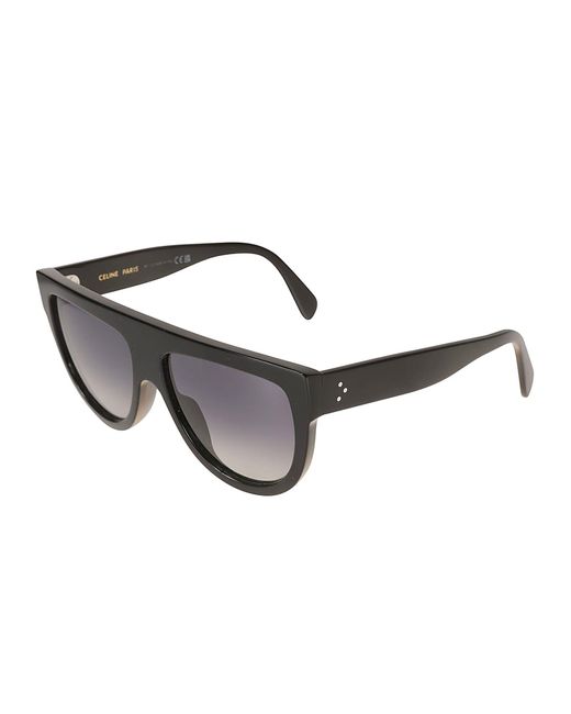 Céline Gray Retro-Squared Sunglasses
