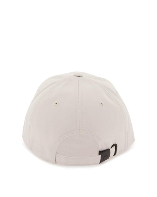 Y-3 White Baseball Cap With Embroidered Logo for men