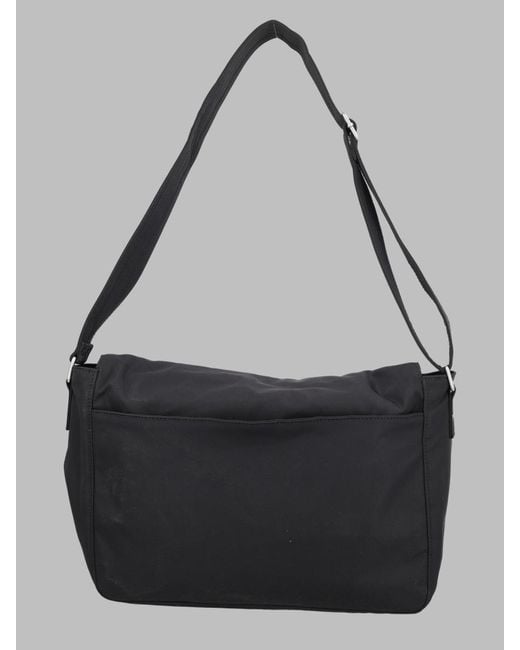 A.P.C. Black Shoulder Bag Archive With Buckle Polyester for men