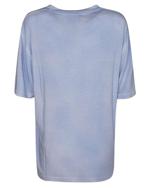 Giorgio Armani Blue Oversized T-Shirt for men