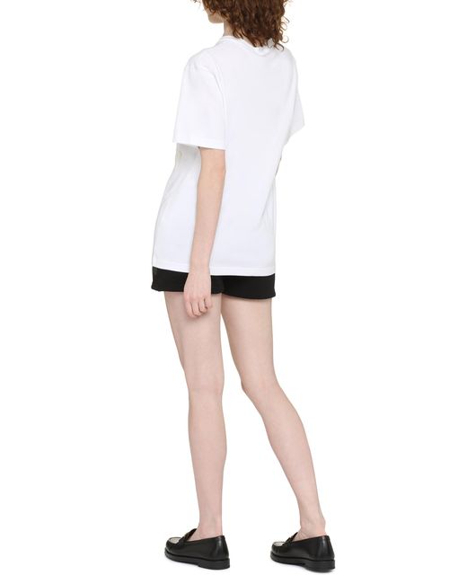 Alexander Wang White Cotton T-Shirt T-Shirts & Jerseys