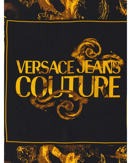 Versace Metallic Silk Scarf
