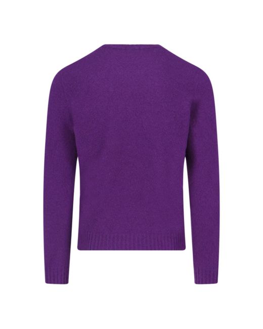 Drumohr Purple Sweater for men