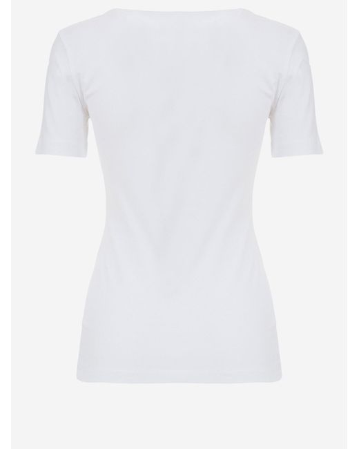 Just Cavalli White T-Shirt Stretch Cotton T-Shirts & Jerseys