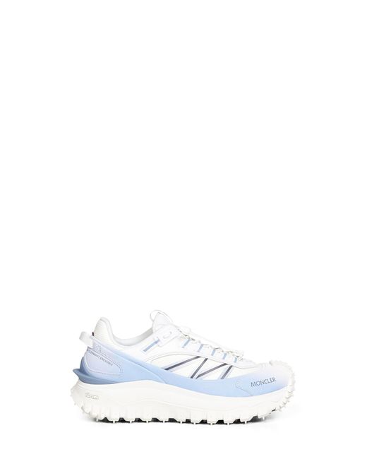 Moncler White And Trailgrip Sneakers for men