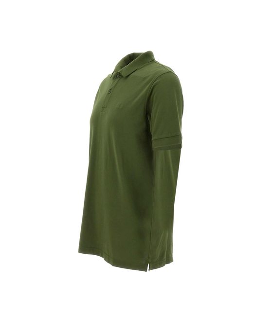 Sun 68 Green Cold Garment Dye Cotton Polo Shirt for men