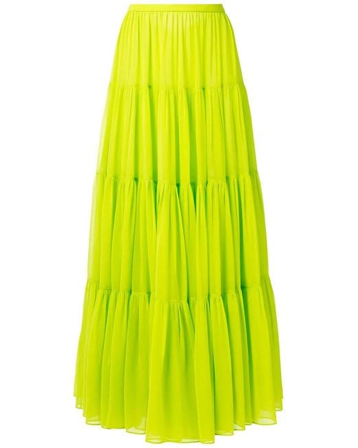 Valentino Yellow Maxi Skirts