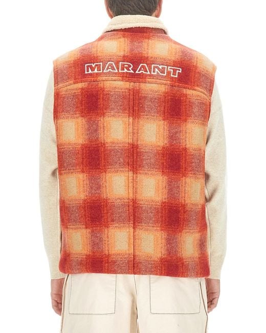 Isabel Marant Orange Kiran Jacket Polyester for men