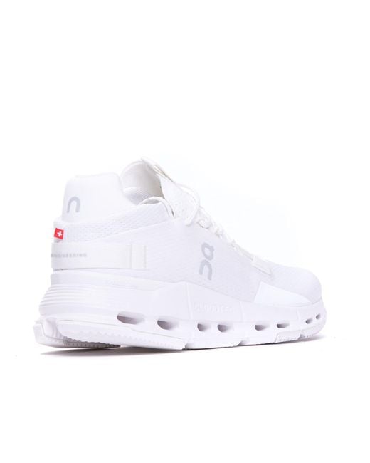 On Shoes White Cloudnova 2 Sneakers