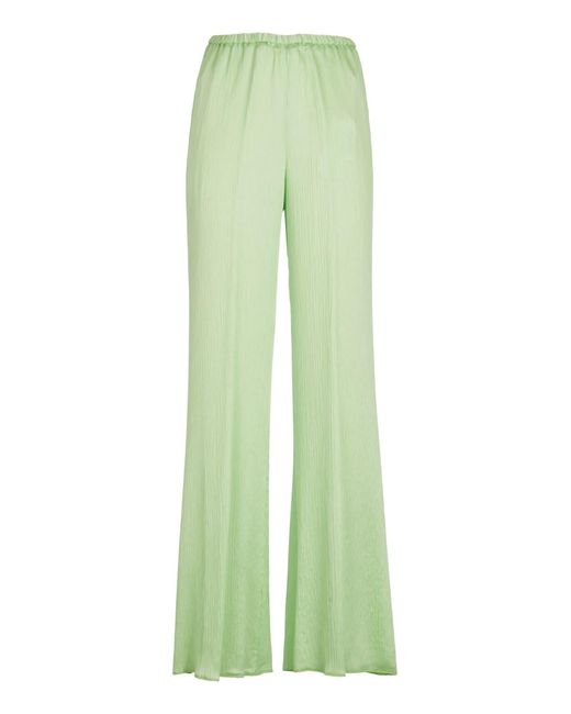 Forte Forte Green Ribbed Waist Trousers