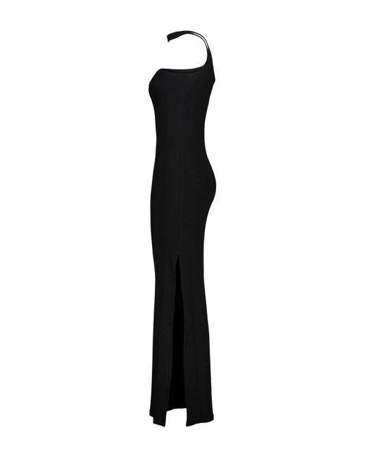 Courreges Black Hyperbole Long Dress