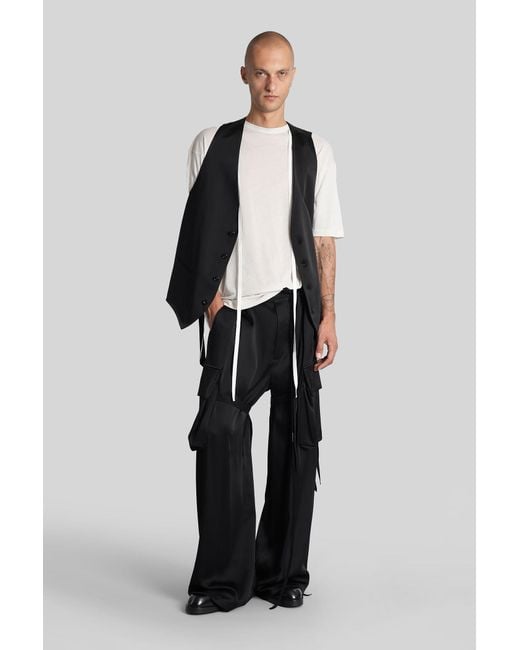 Ann Demeulemeester Black Iben Pants for men