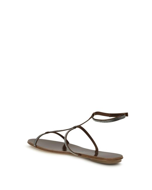 Pedro Garcia White Rhinestone Sandals Calf Leather Bos Taurus