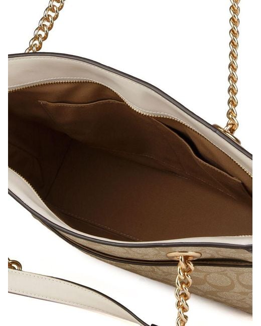 COACH Brown Tote Bag Smooth Leather Tote-Bags