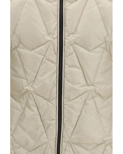Moose Knuckles Natural Lightweight Iceberg Quilted Down Jacket