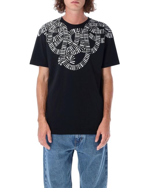 Marcelo Burlon Cotton Snake Wing T-shirt in Black for Men - Save 2% | Lyst