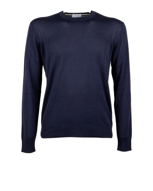 Paolo Pecora Blue Sweaters for men