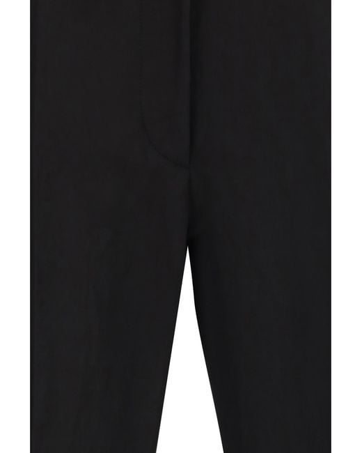 Max Mara Black Panelled Pants Viscose
