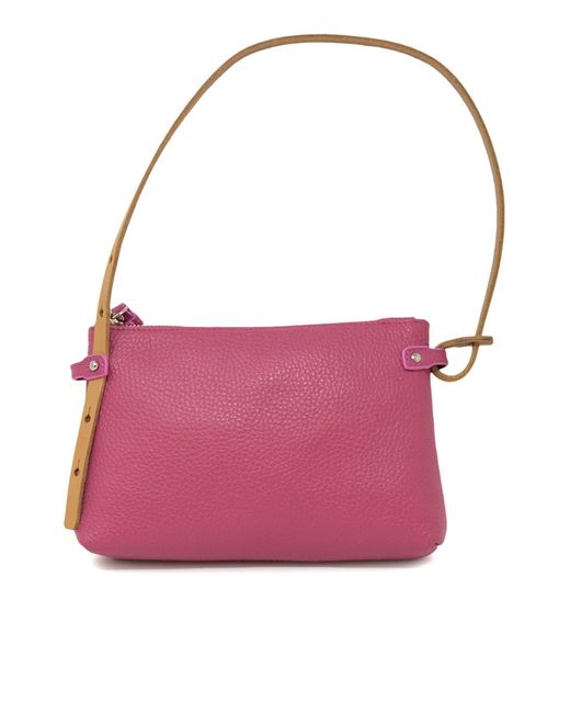 Zanellato Pink Rose Trieste Leather Tuka Daily Bag