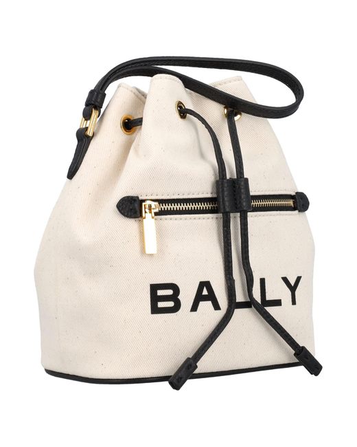 Bally Natural Bar Minibucket Bag