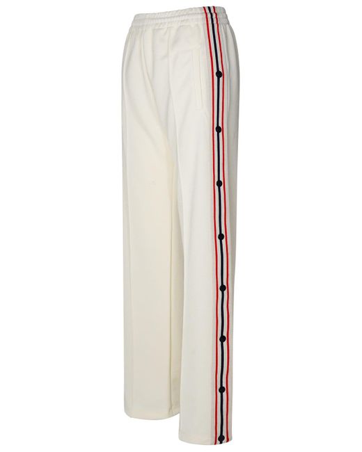 Golden Goose Deluxe Brand White Ivory Polyester Joggers