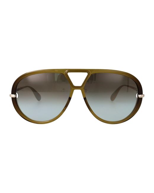 Bottega Veneta Gray Acetate Sunglasses